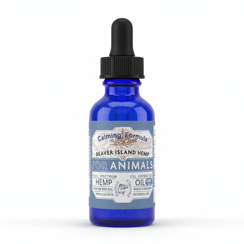 Beaver Island Hemp Company Salmon Flavor Full Spectrum Hemp Oil for Pets