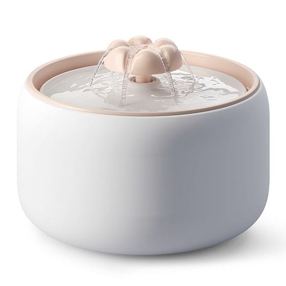 WOpet Ceramic Pet Water Fountain with Power Cable (W03L)