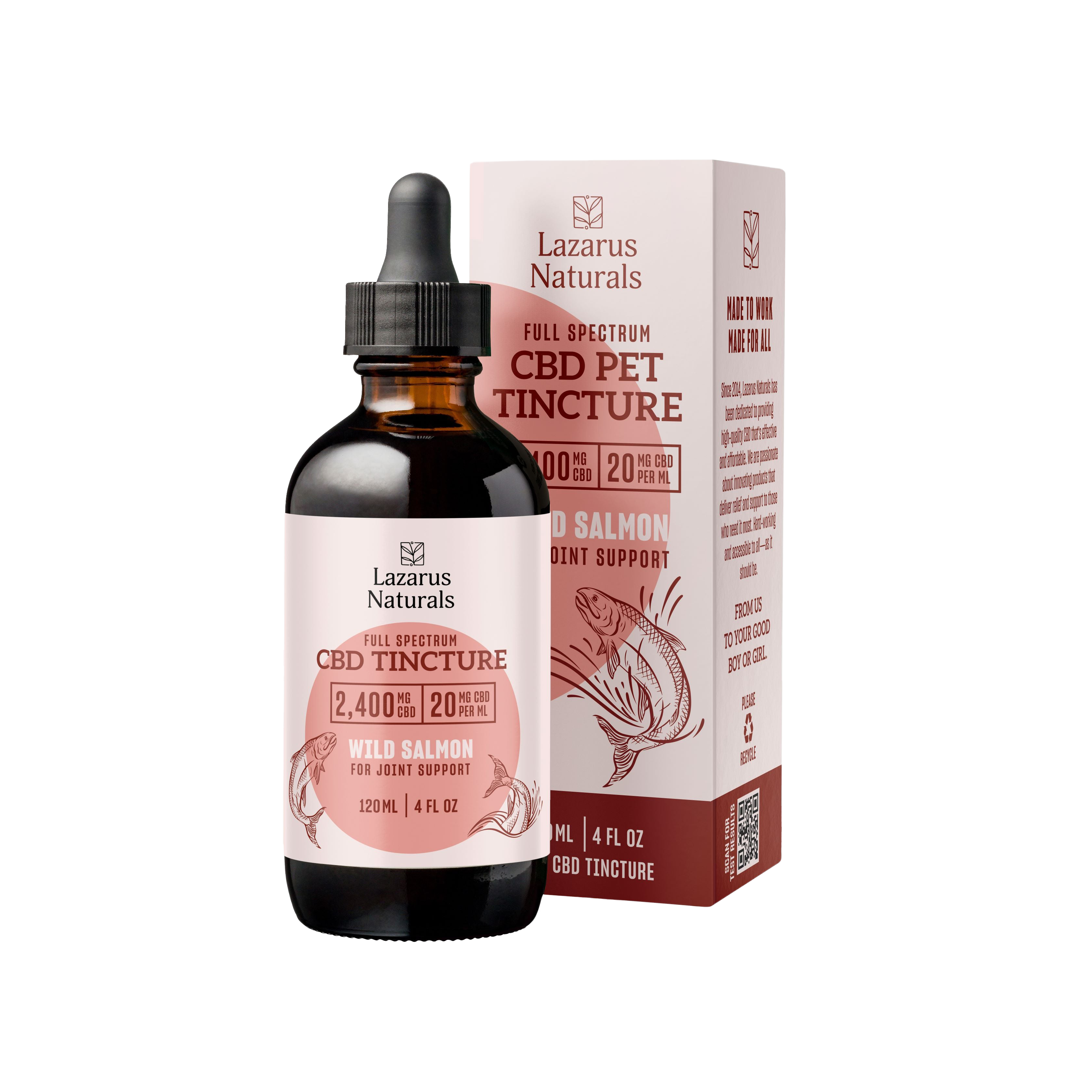 Lazarus Naturals Joint Support Pet CBD Tincture (20mg/ml)