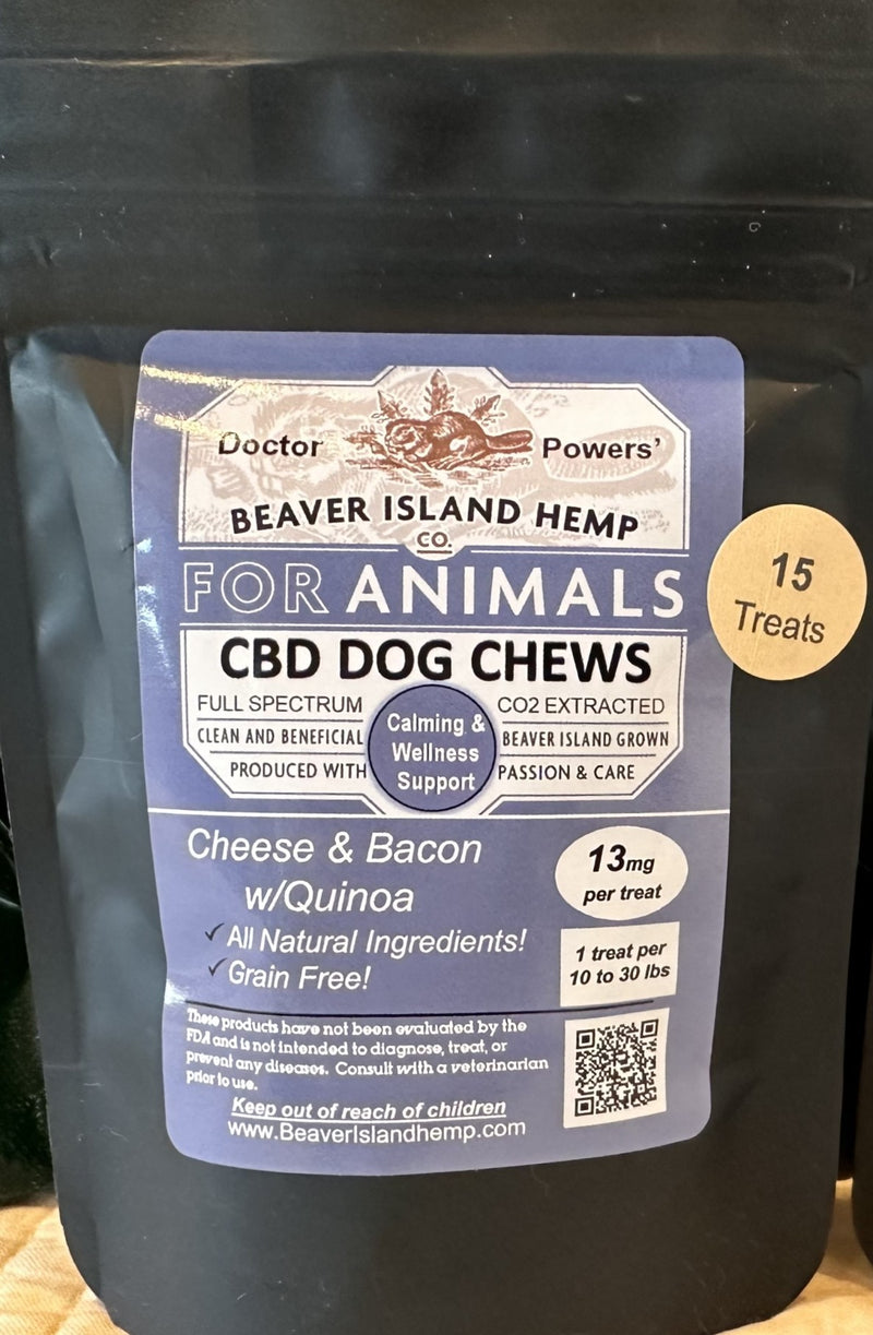 Beaver Island Hemp Company Doctor Powers CBD Calming and Wellness Chews 13 mg
