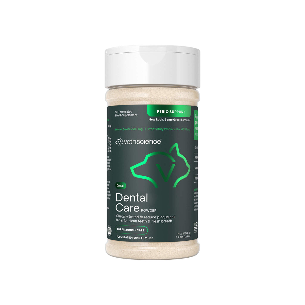 VetriScience Dental Care Powder Supplement for Dogs & Cats (4.2 oz)