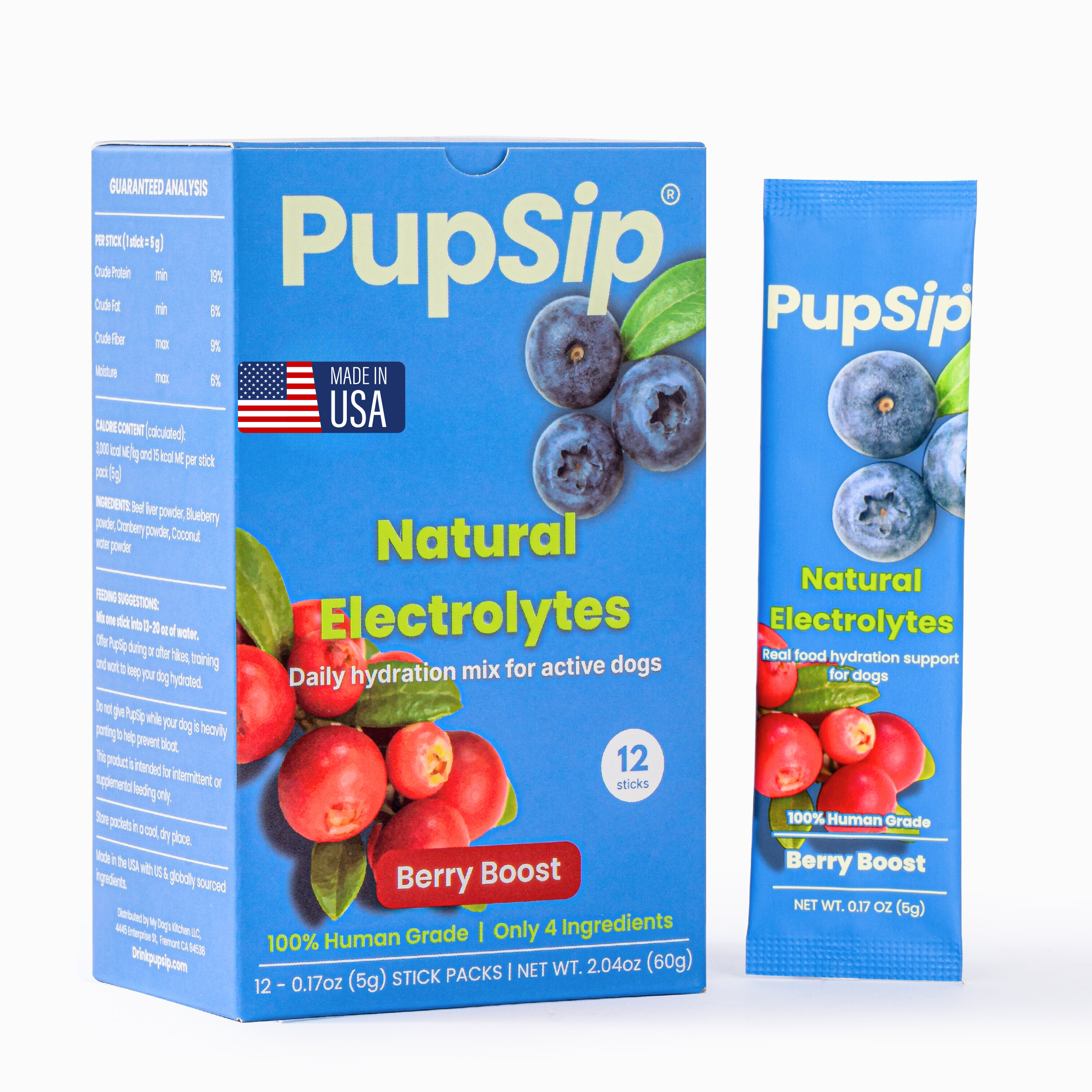 PupSip Berry Boost Dog Electrolytes