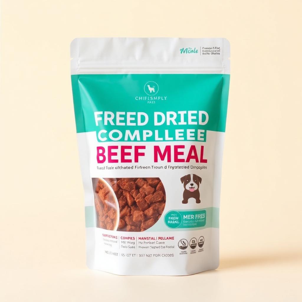 360 Pet Nutrition Freeze Dried Raw Complete Meal — Beef